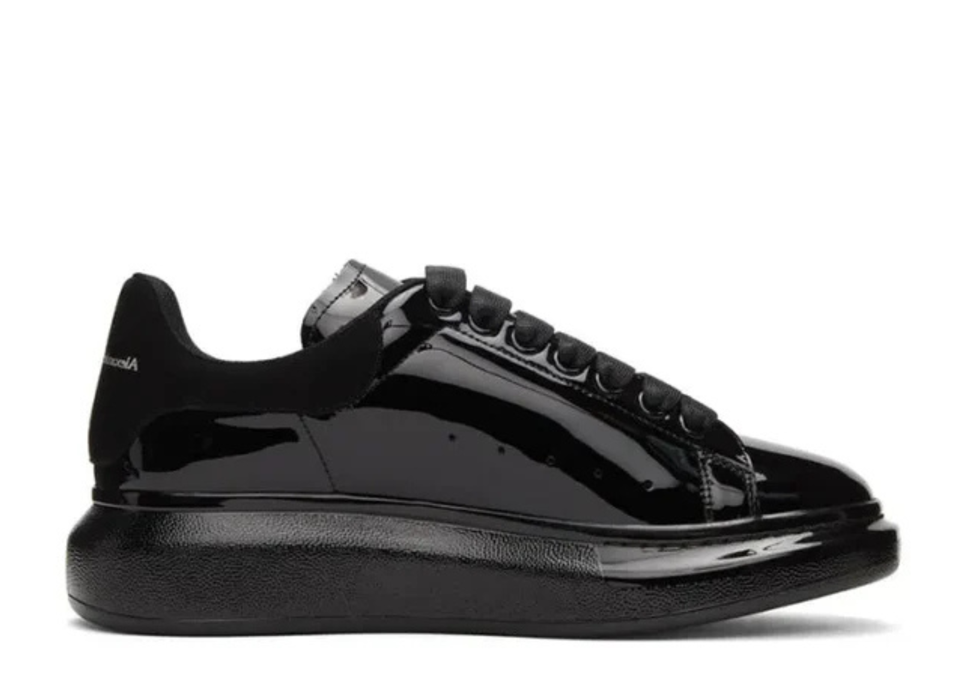 ALEXANDER MCQUEEN OVERSIZED SNEAKER 'BLACK PATENT'