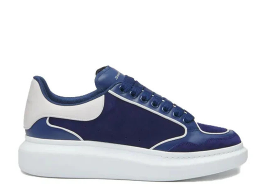 ALEXANDER MCQUEEN OVERSIZED SNEAKER LEATHER 'BLUE WHITE'