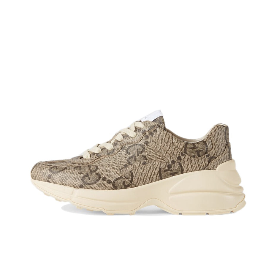 GUCCI Women's 100 Rhyton Sneaker 'Beige Monogram' Women's