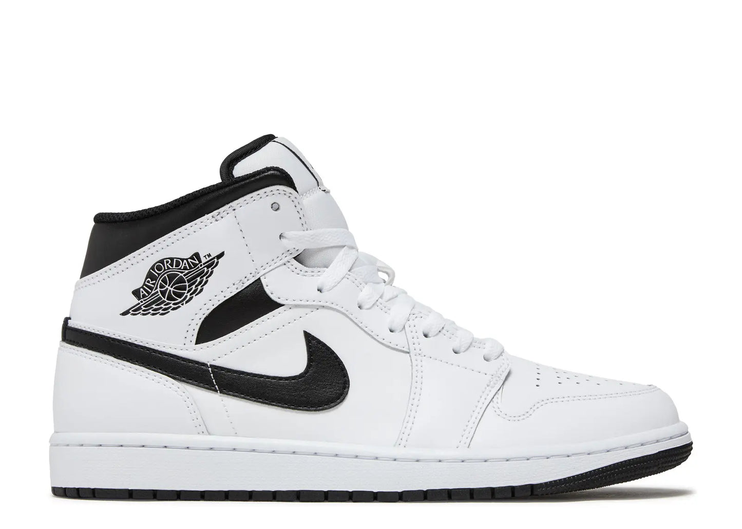 Jordan 1 Mid 'White Black'