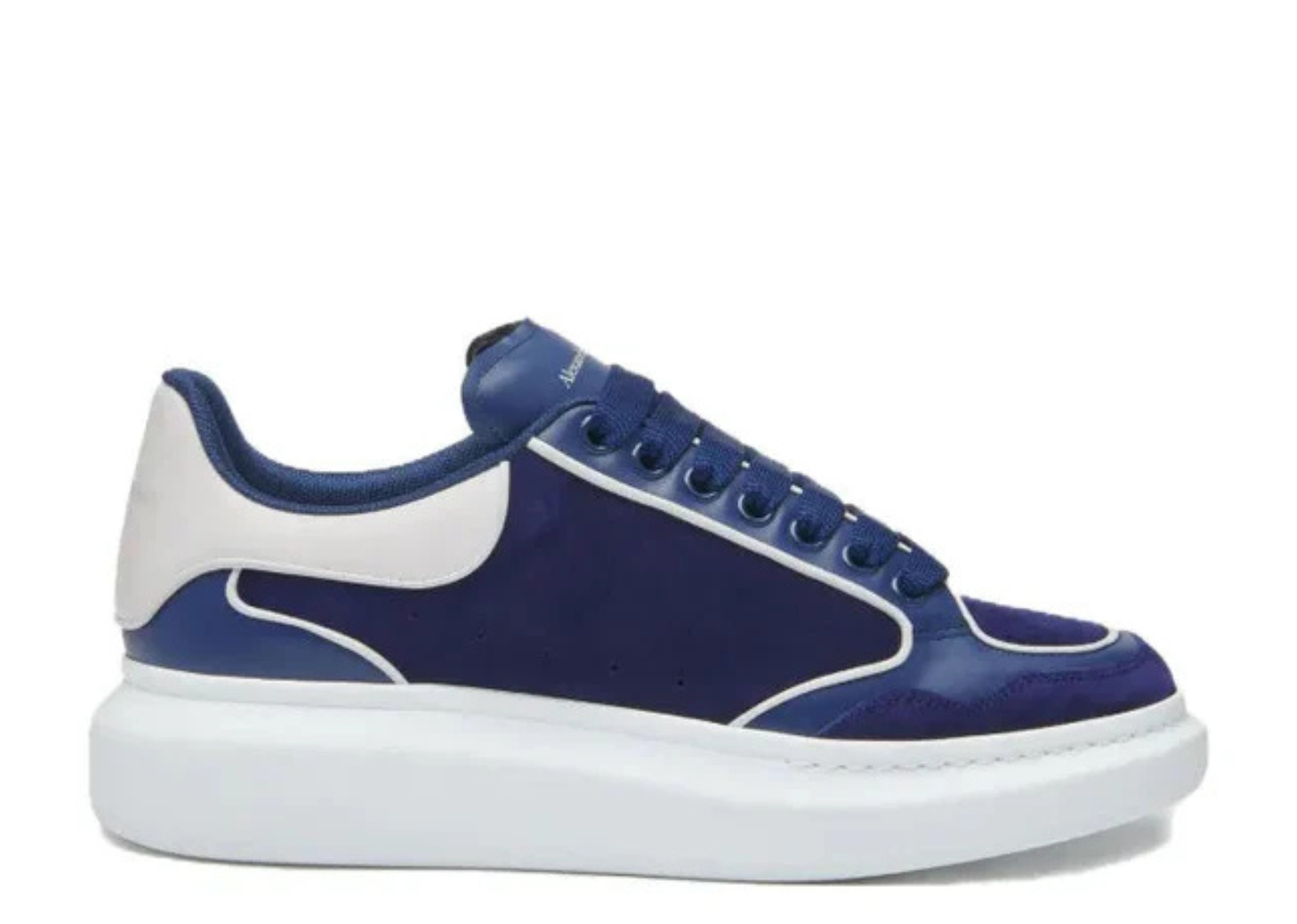 ALEXANDER MCQUEEN OVERSIZED SNEAKER LEATHER 'BLUE WHITE'