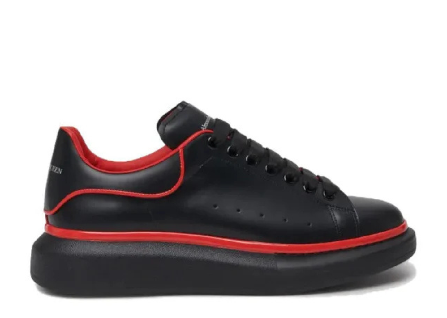 ALEXANDER MCQUEEN OVERSIZED SNEAKER 'BLACK-RED'