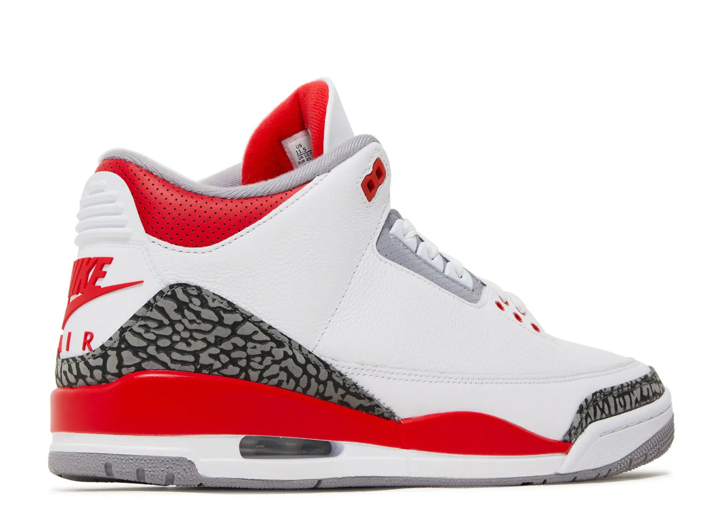 Jordan 3 Retro 'Fire Red' 2022